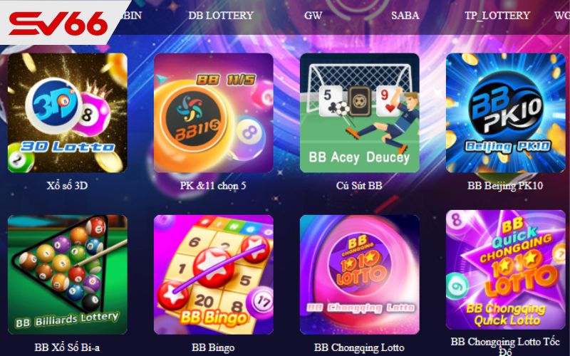 Các hình thức đặt cược tại xổ số SV66