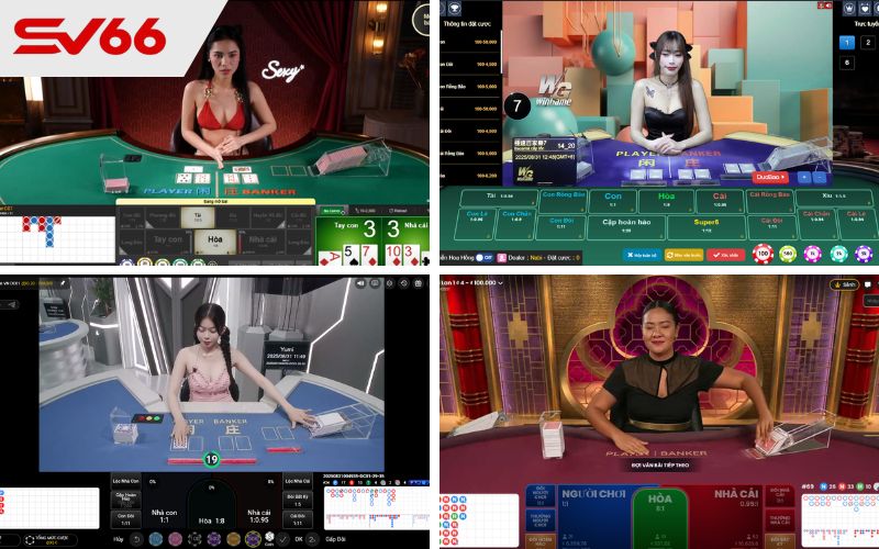 Những trò chơi nổi bật tại Casino SV66