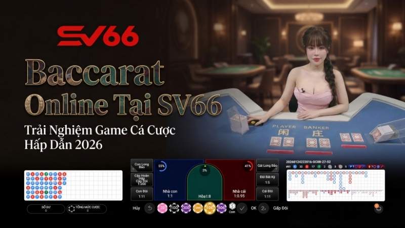 Baccarat Online Tại SV66 – Trải Nghiệm Game Cá Cược Hấp Dẫn 2026