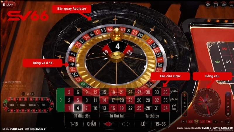 Cách đặt cược và theo dõi kết quả Roulette Online