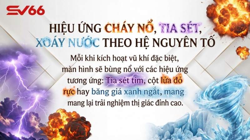 Hiệu ứng vũ khí đặc biệt trong Bắn Cá Ngũ Long